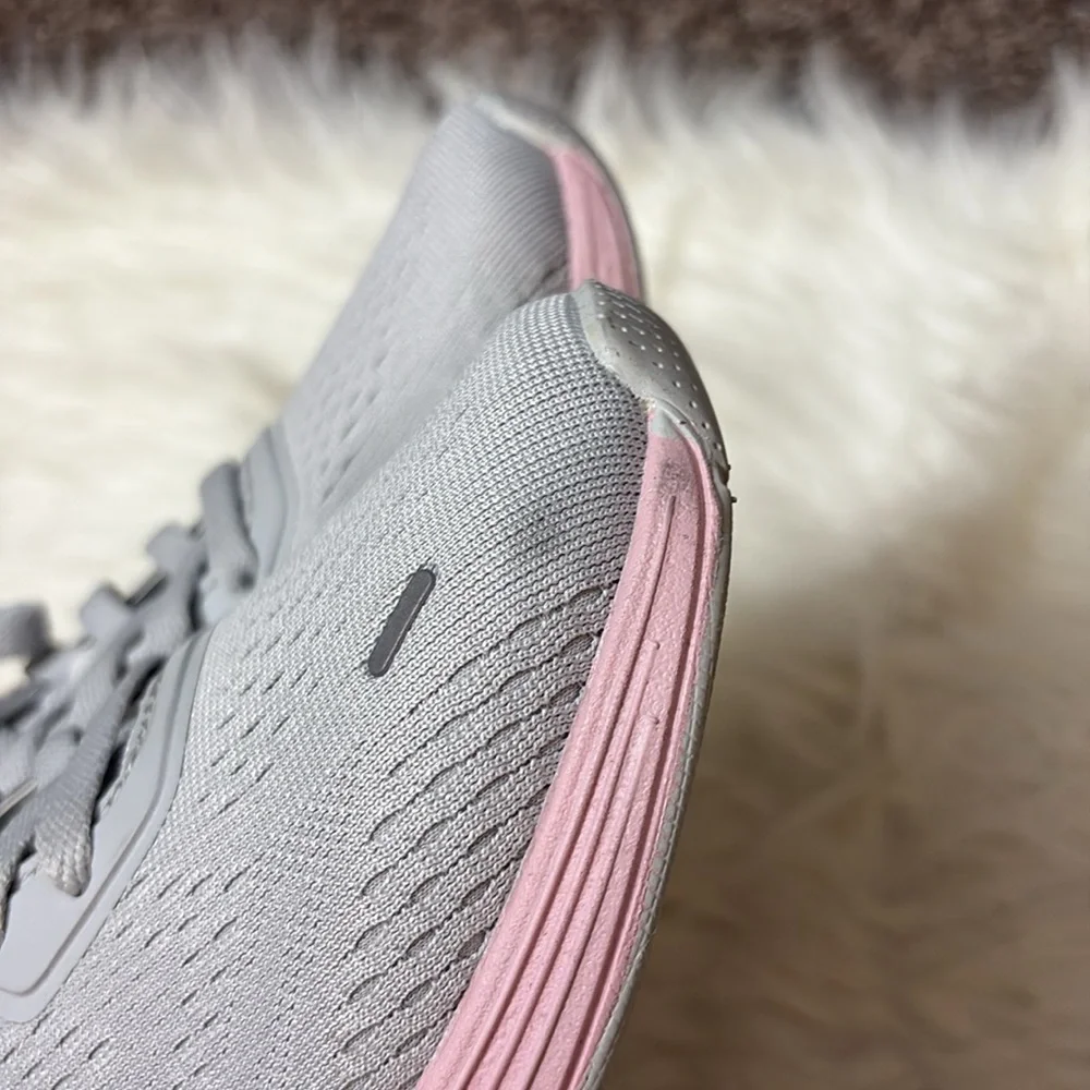 Z By Zella Light Grey Pink White Sneakers Size 5.5